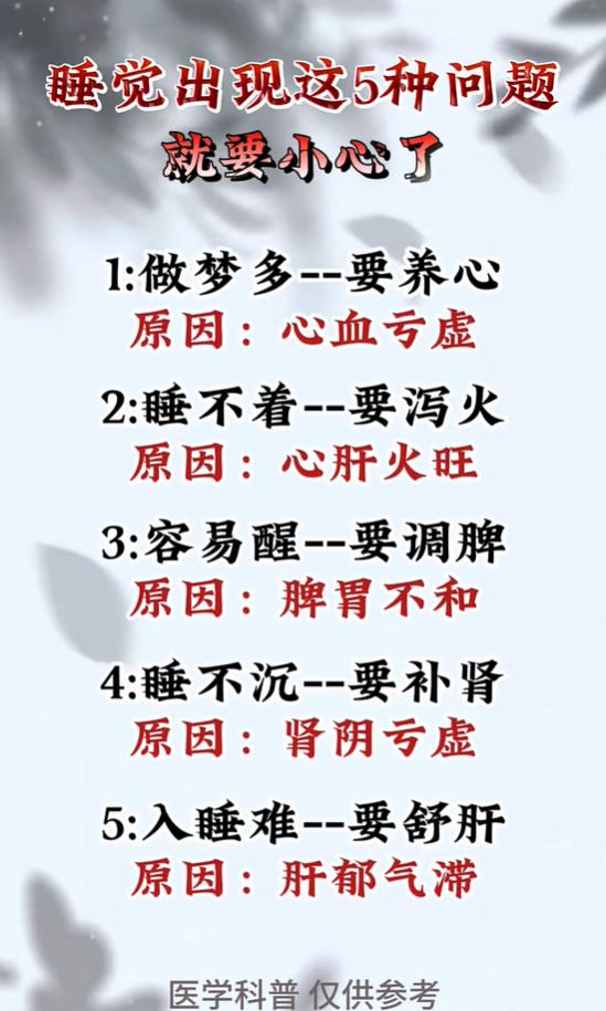 同样睡不好，根源却不一样？中医一次讲清楚
