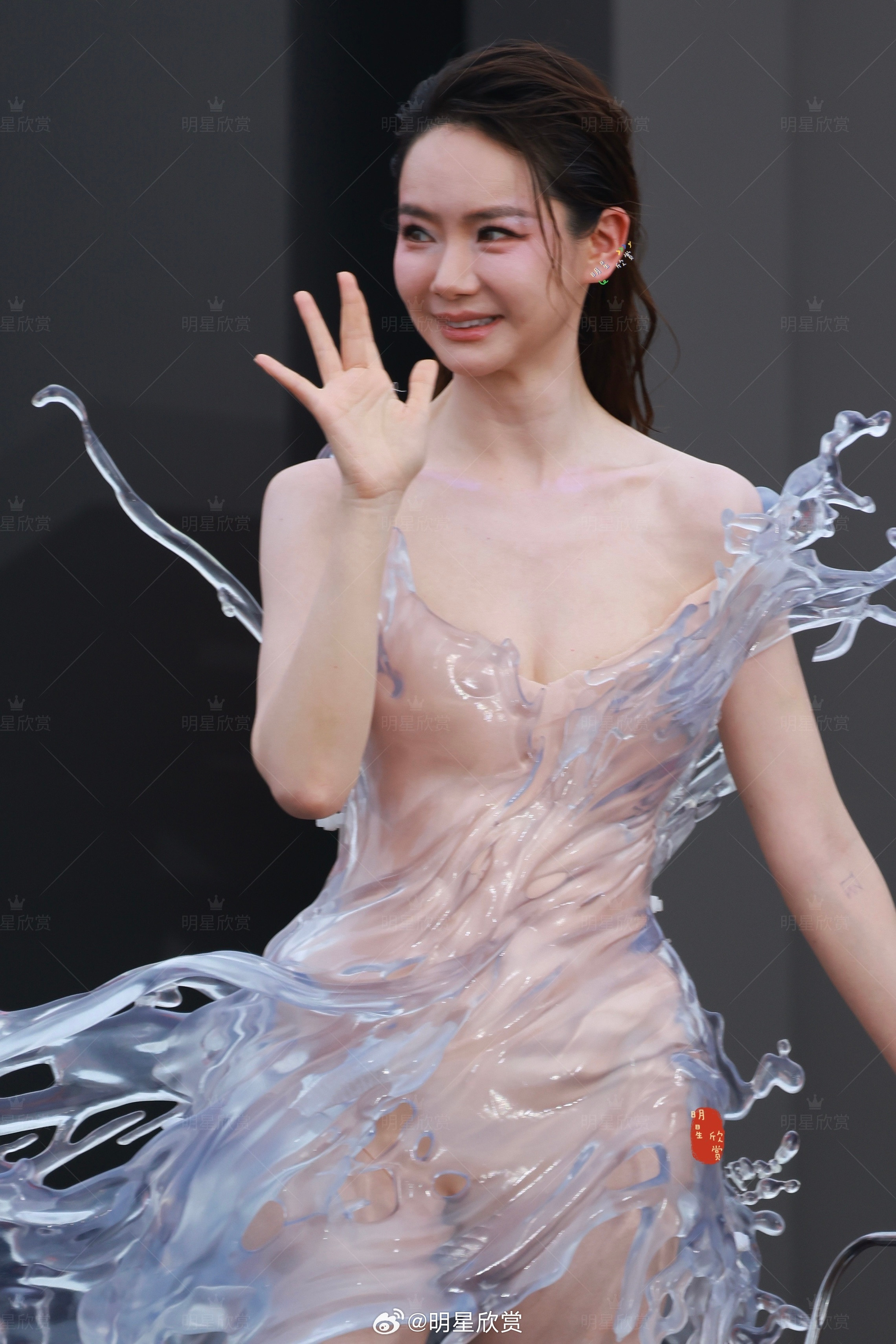 古力娜扎戚薇×超级玩家芭莎之夜红毯​​​