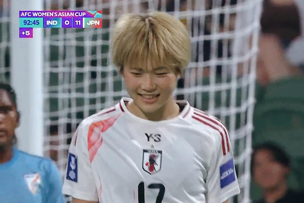 11：0日本女足毫不留情，印度女足没有缚鸡之力。3月7日晚19：