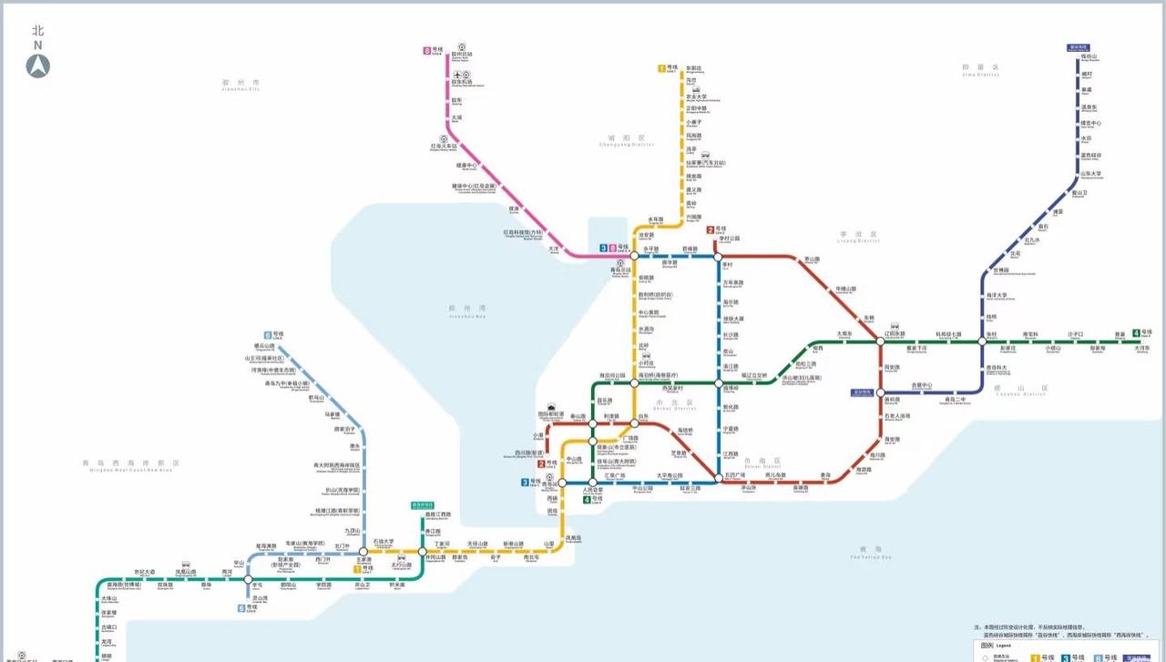 青岛地铁规则怪谈1.请牢记青岛地铁各个线路的颜色，如果不一致的话，请立即离开地