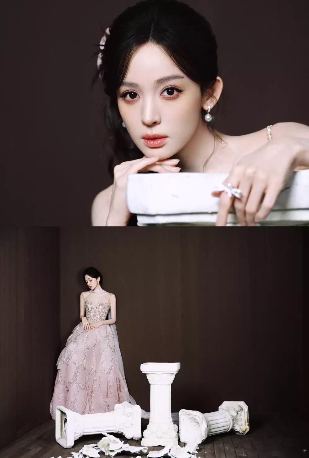 分享娱乐古力娜扎最新拍摄的写真大片曝光，她身穿闪亮花朵吊带裙美若天仙，十分养眼！