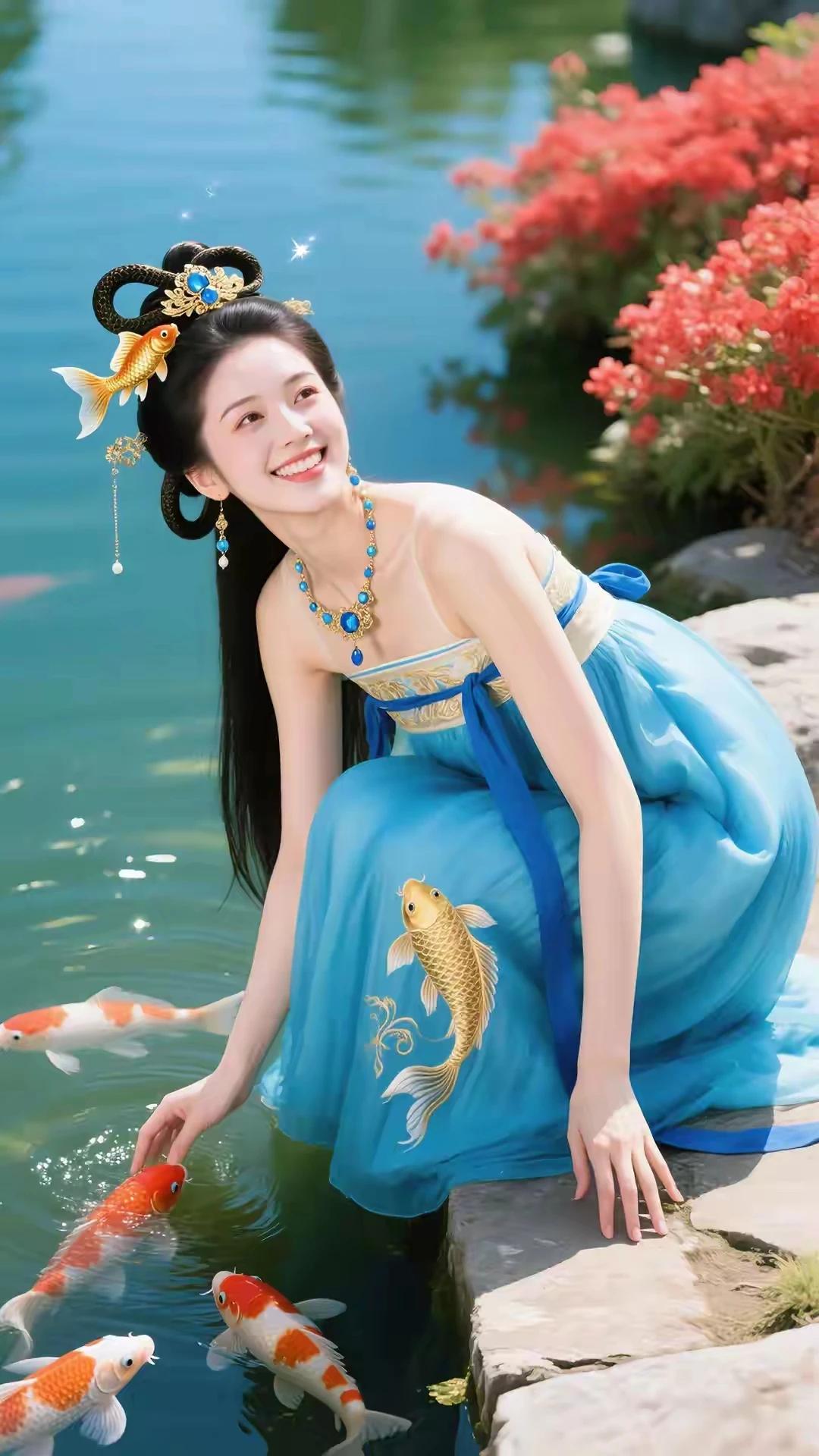 上联：一叶扁舟轻荡漾下联：满池秋水伴荷声