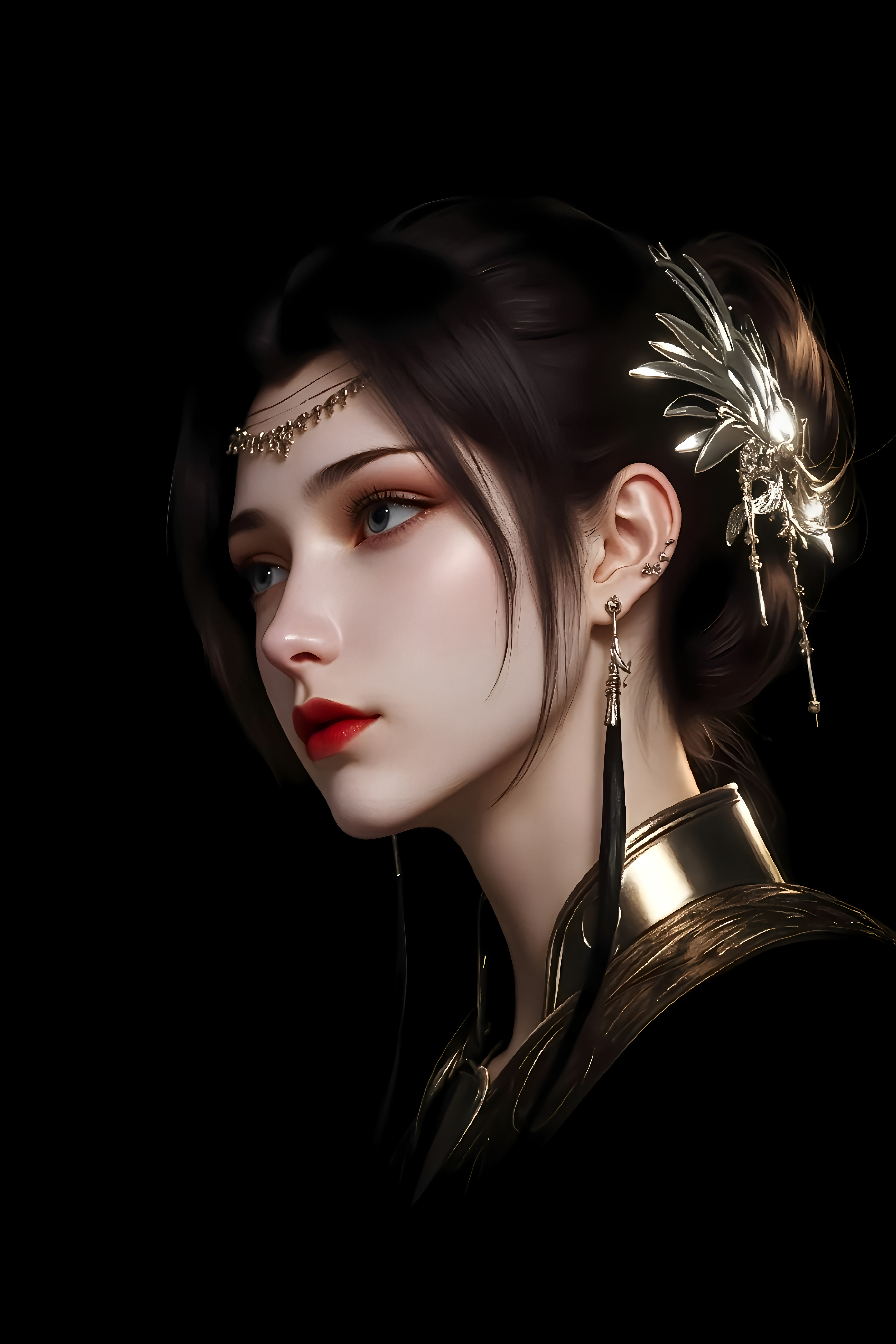 斗破苍穹·云韵4K超清壁纸：抱一抱，就当做从没有在一起！