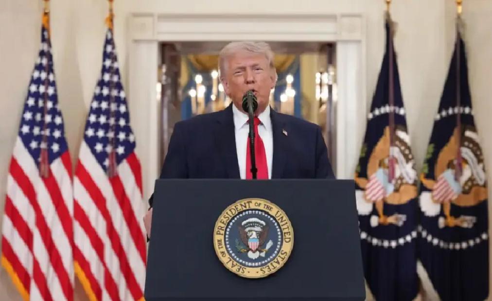 说人话，我对特朗普全国讲话的总结，绝对好理解！我的理解，特朗普几个小时前对