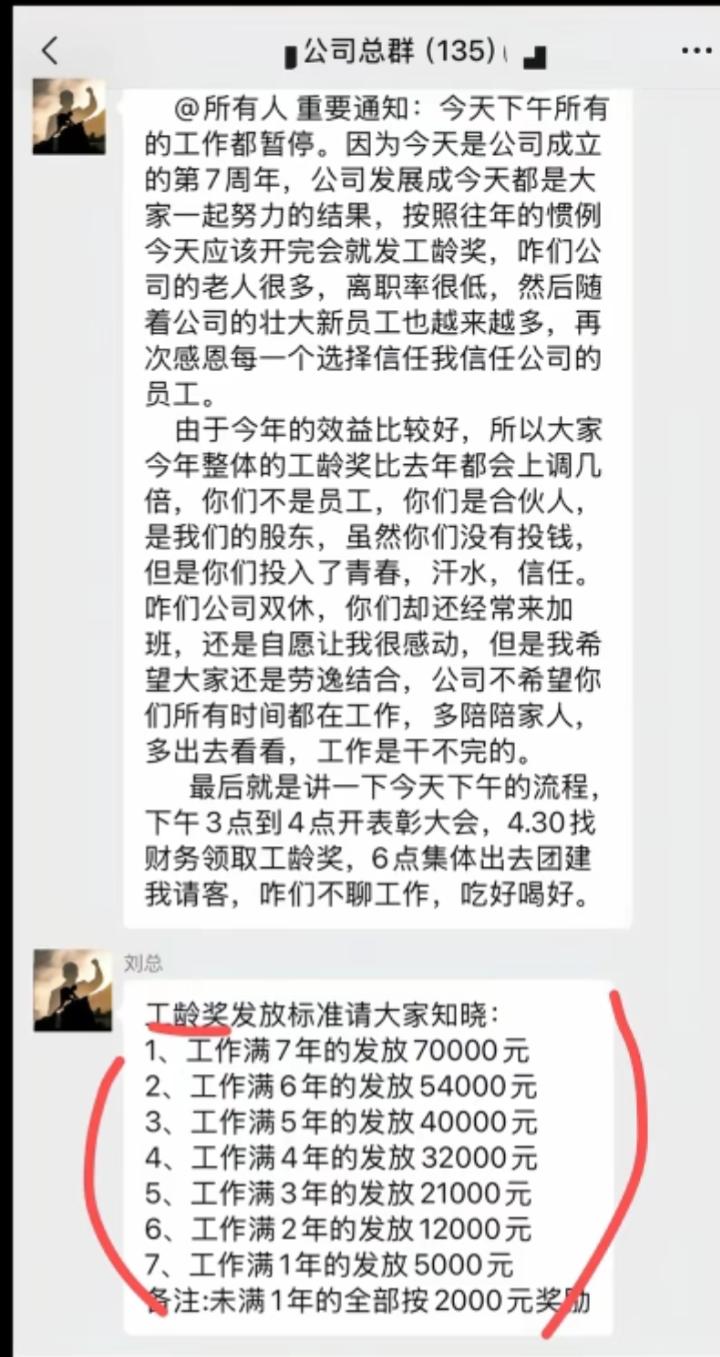 公司7周年庆，员工奖金发放标准揭晓！