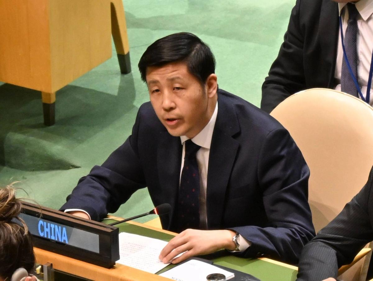 联大现场，中方代表没留情面，点名批评美国中国外交部军控司司长孙晓波在联大一委发