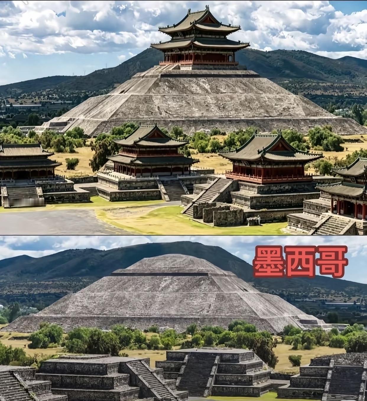 石阶木屋是咱们老祖的建筑风格。[捂脸哭][捂脸哭]我就纳闷外面好多建筑景区咋都有一堆