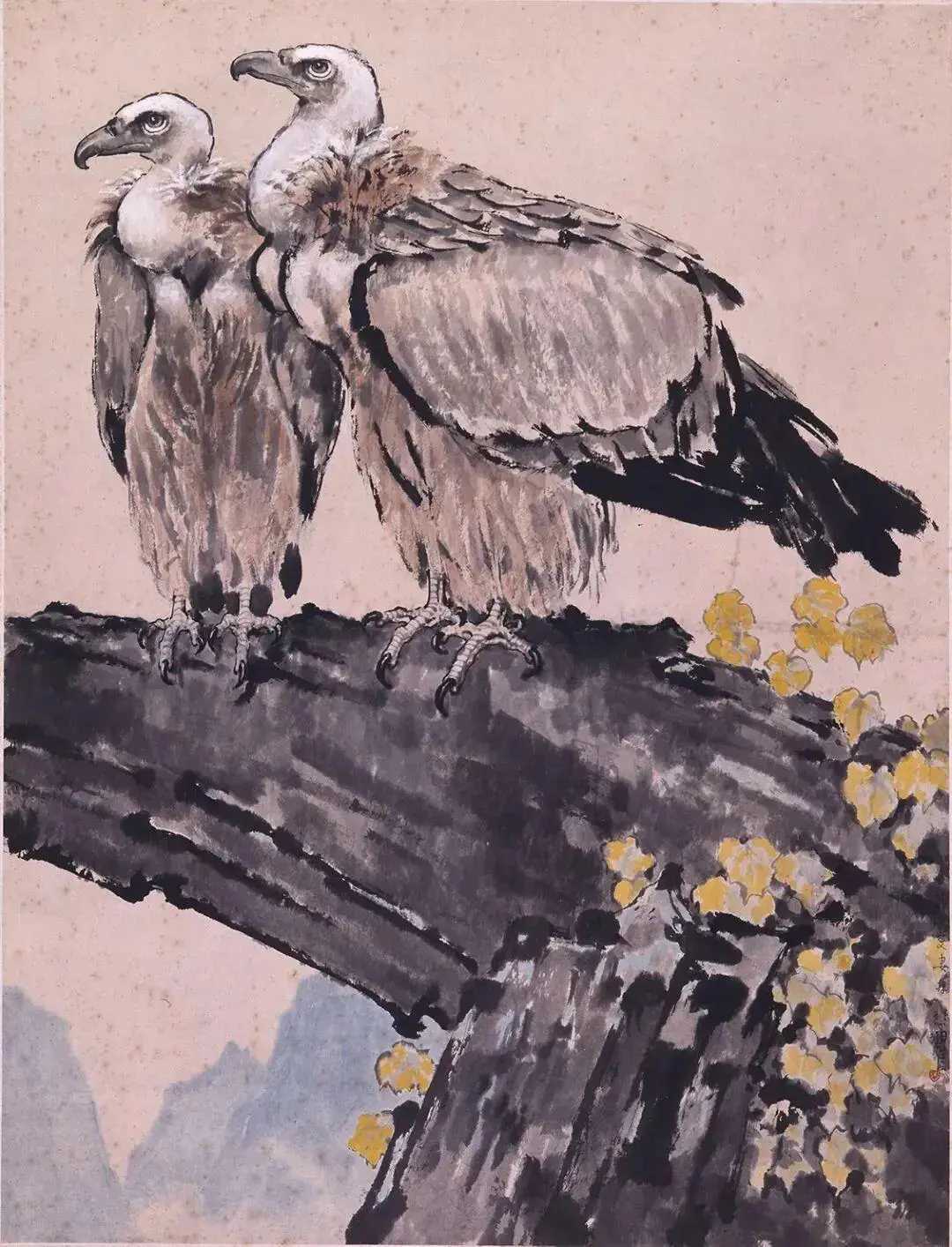 徐悲鸿《灵鹫》121cmx92cm1942年，徐悲鸿纪念馆藏。这就是中国