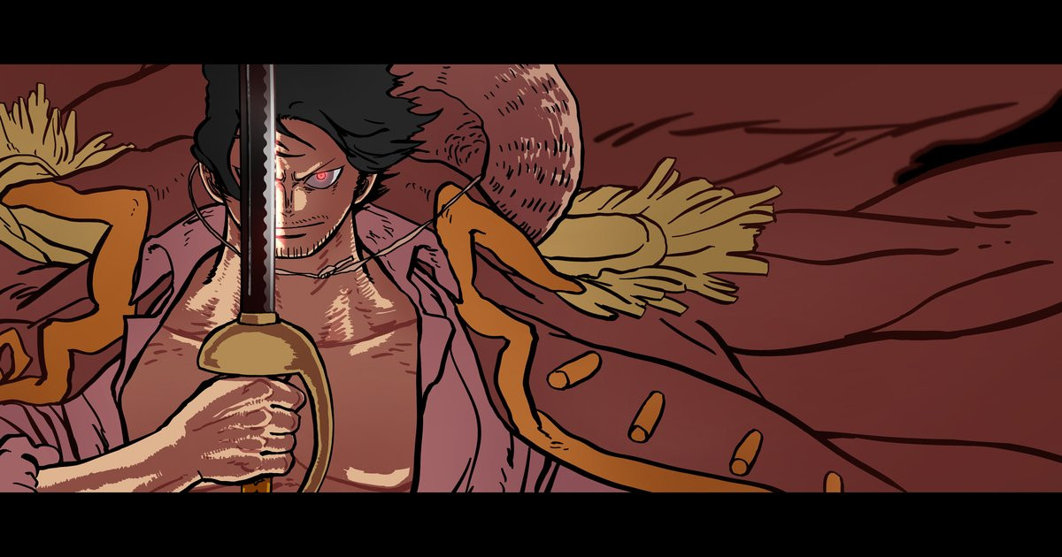 海贼王海贼王今年的生贺图是年轻的罗杰欸！生日快乐海贼王！