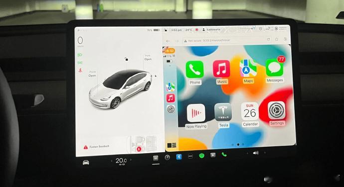 智能车机究竟需不需要carplay？特斯拉最近的消息，在推进AppleCarP