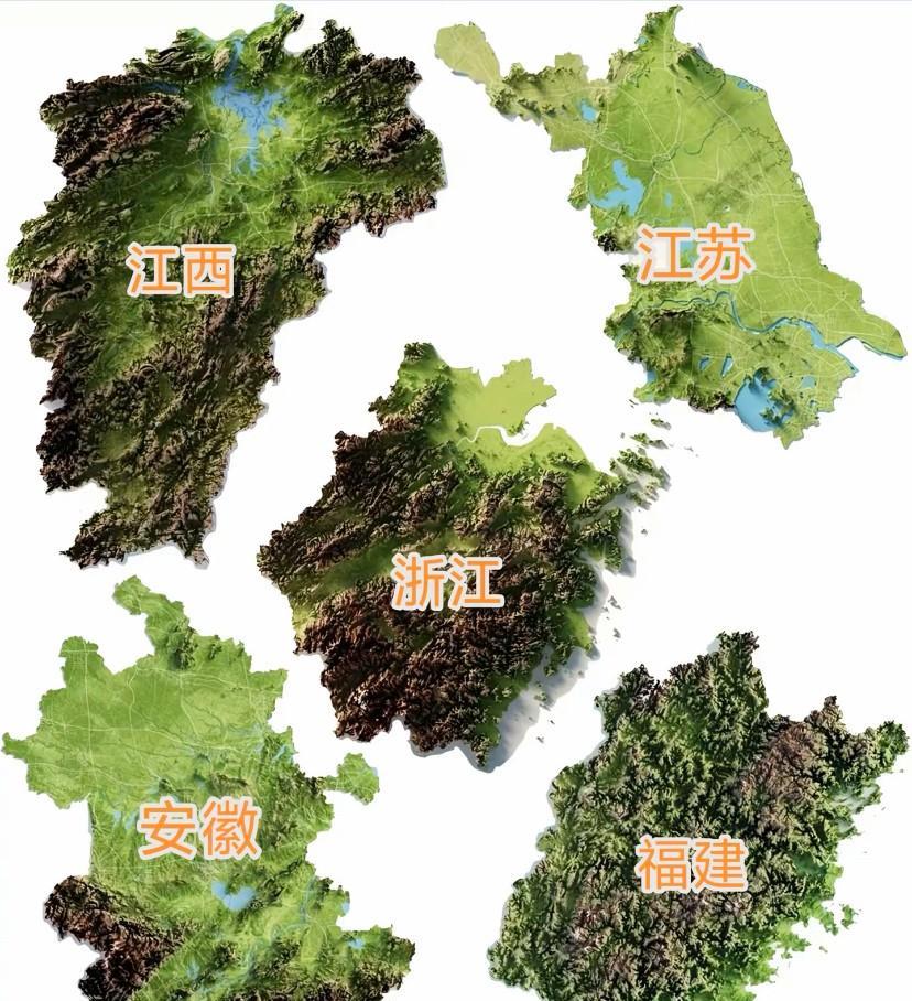 一直以为江苏的山多，没想到福建满地图的丘陵山地，福建真的没有一点平原吗～