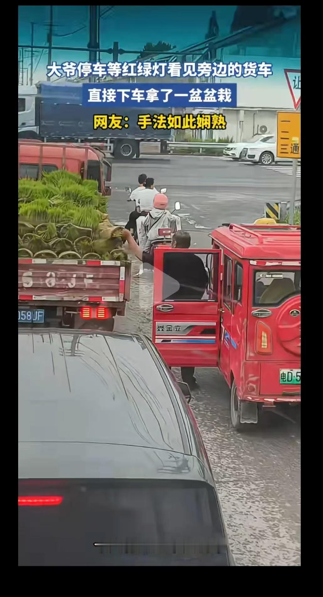 哈哈哈哈我真服了，行驶中也能偷