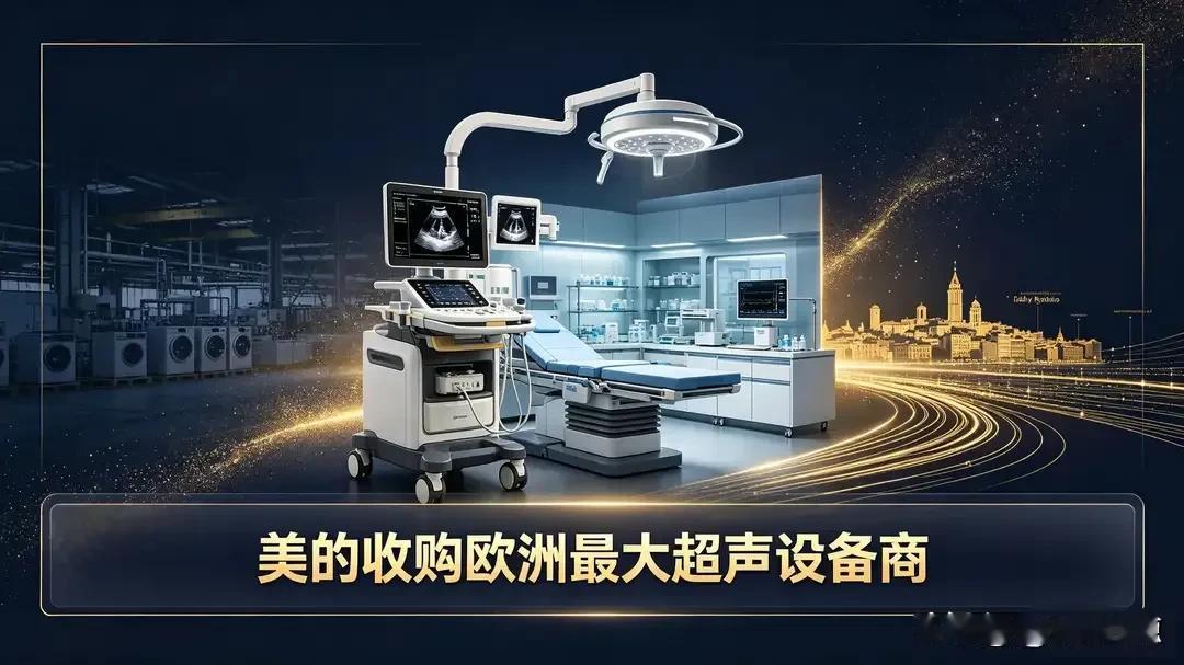 美的拿下欧洲最大超声设备商！家电巨头跨界医院，背后藏着残酷现实10月9日，美的