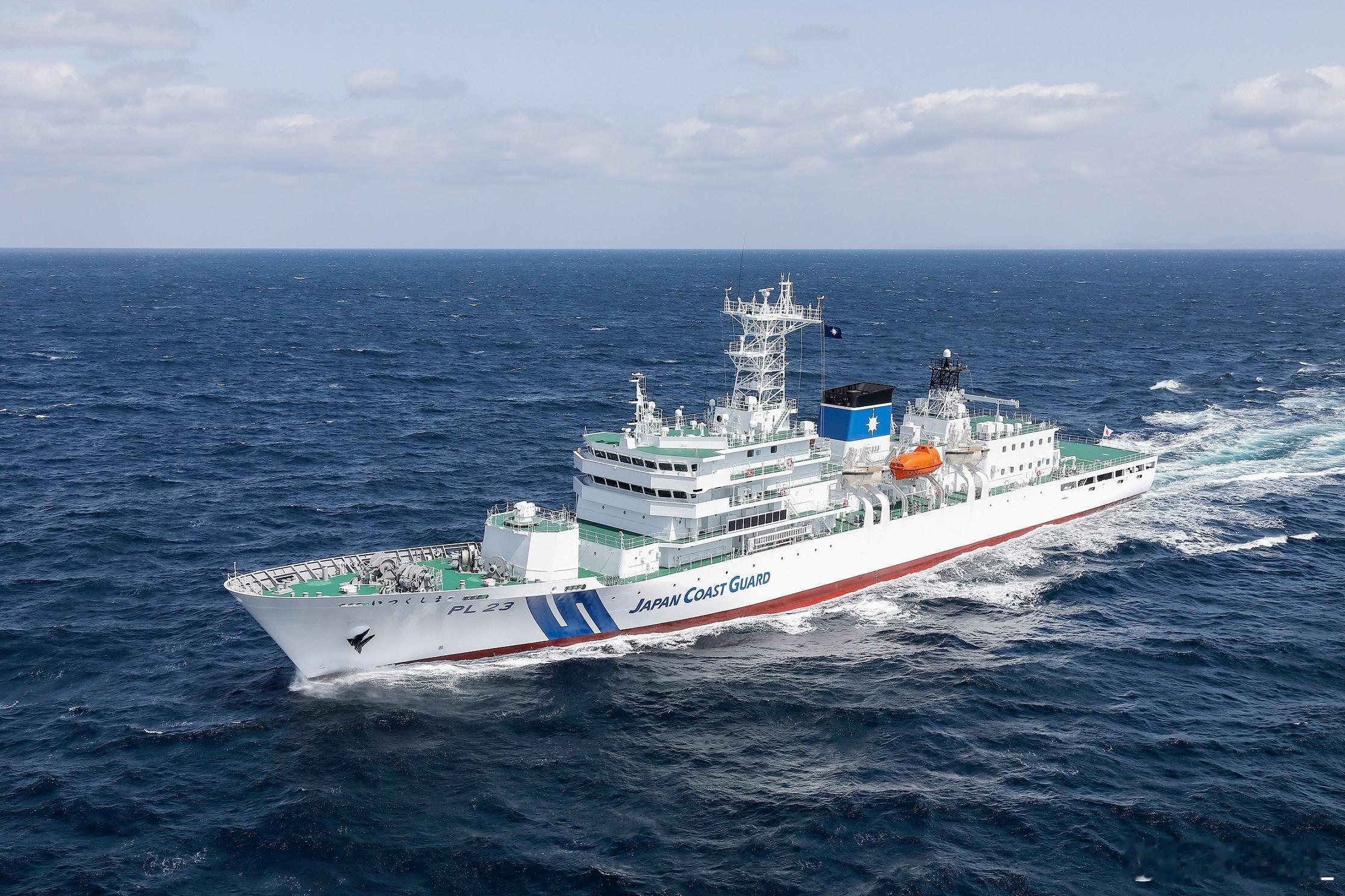 日本海保PL-23“严岛”号训练舰在远海实习任务中，于7月12日驶离新加坡，进入