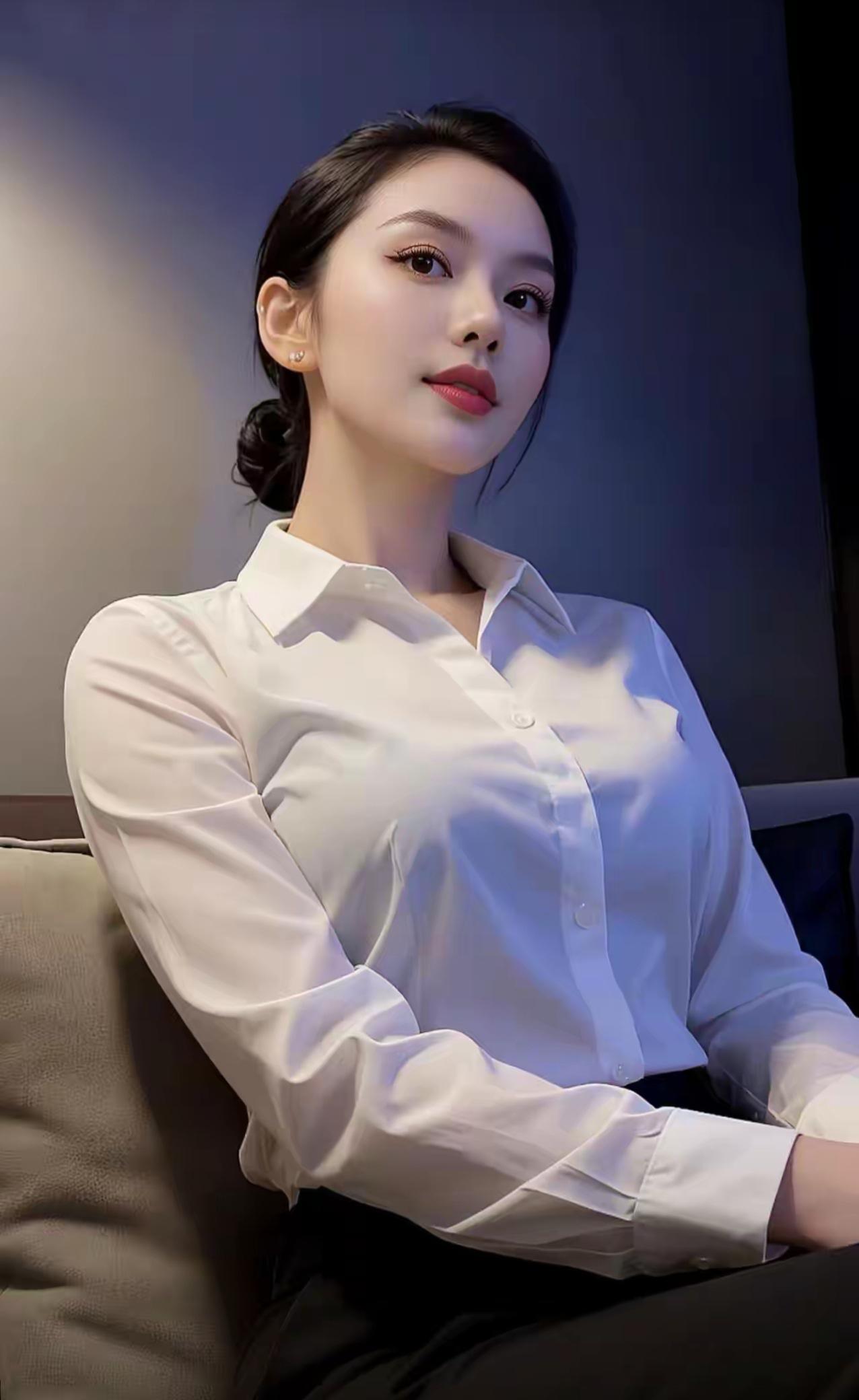 「职场优雅指南」白衬衫+灰色下装，尽显干练知性魅力，你也能轻松get精英气场！