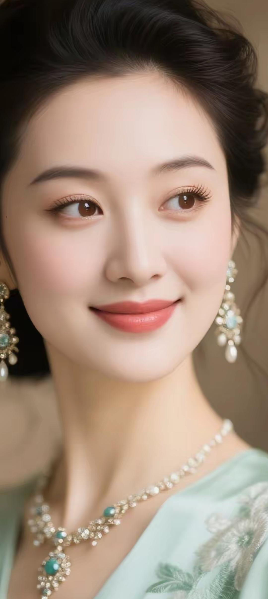 优雅气质，温婉动人，珍珠与宝石的完美结合，尽显东方韵味。