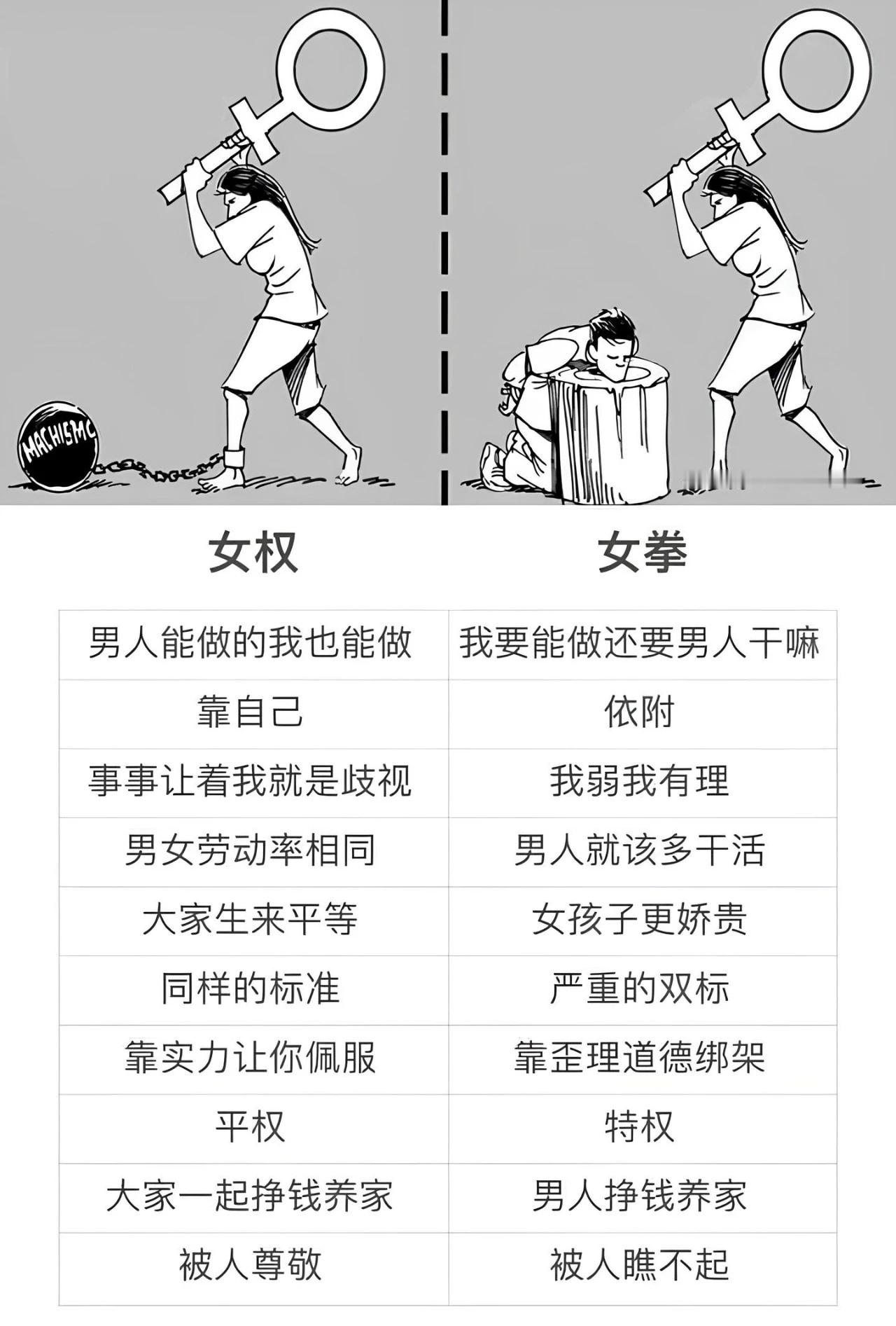 最大的辱女群体，恰恰是极端女拳们，现在的女性群体，正在部分极端群体的引导下，逐步