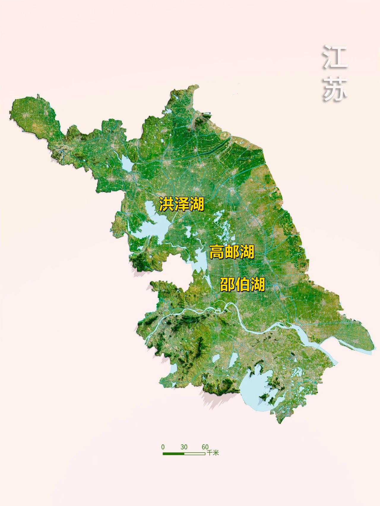 都知道黄河是“地上悬河”，其实也有“地上悬湖”，也都与黄河有关。打开江苏省地