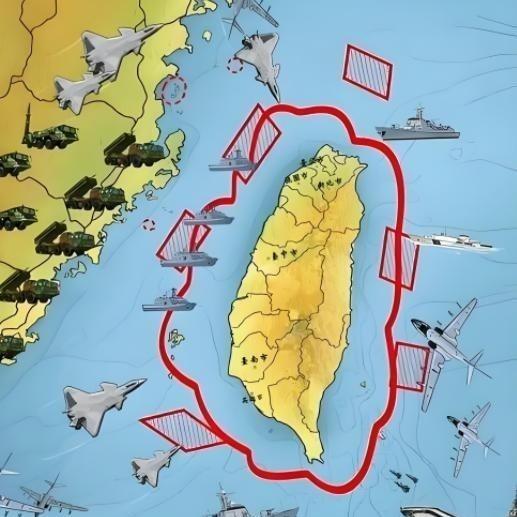 中国现在围岛，已经跟台湾没有关系了！7月23日至24日，福建东山岛附近海域组织