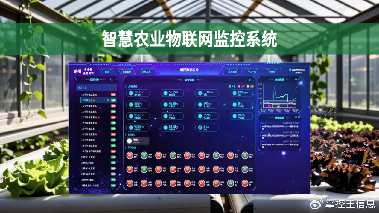 [掌控王]智慧农业物联网监控系统: 一屏观万象, 一键定农田