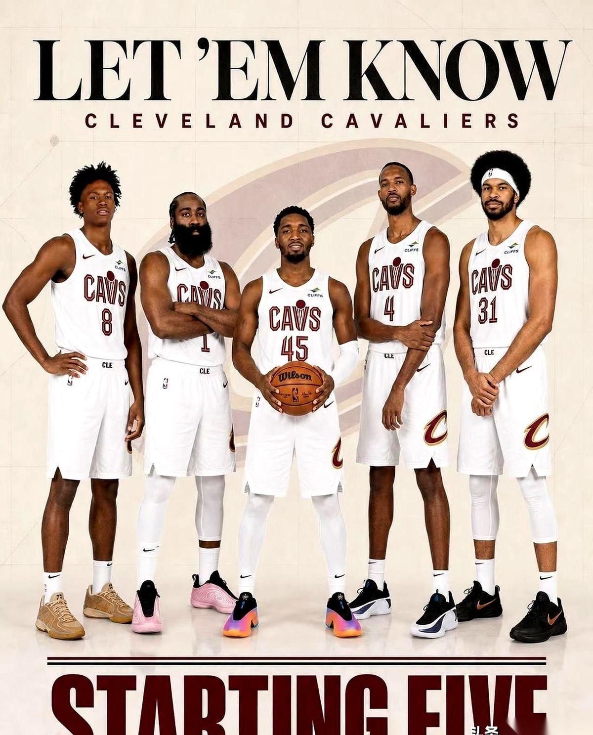 见过拿全部身家去赌桌上梭哈的疯子吗？现在的克利夫兰骑士队，就是。首发五虎往场
