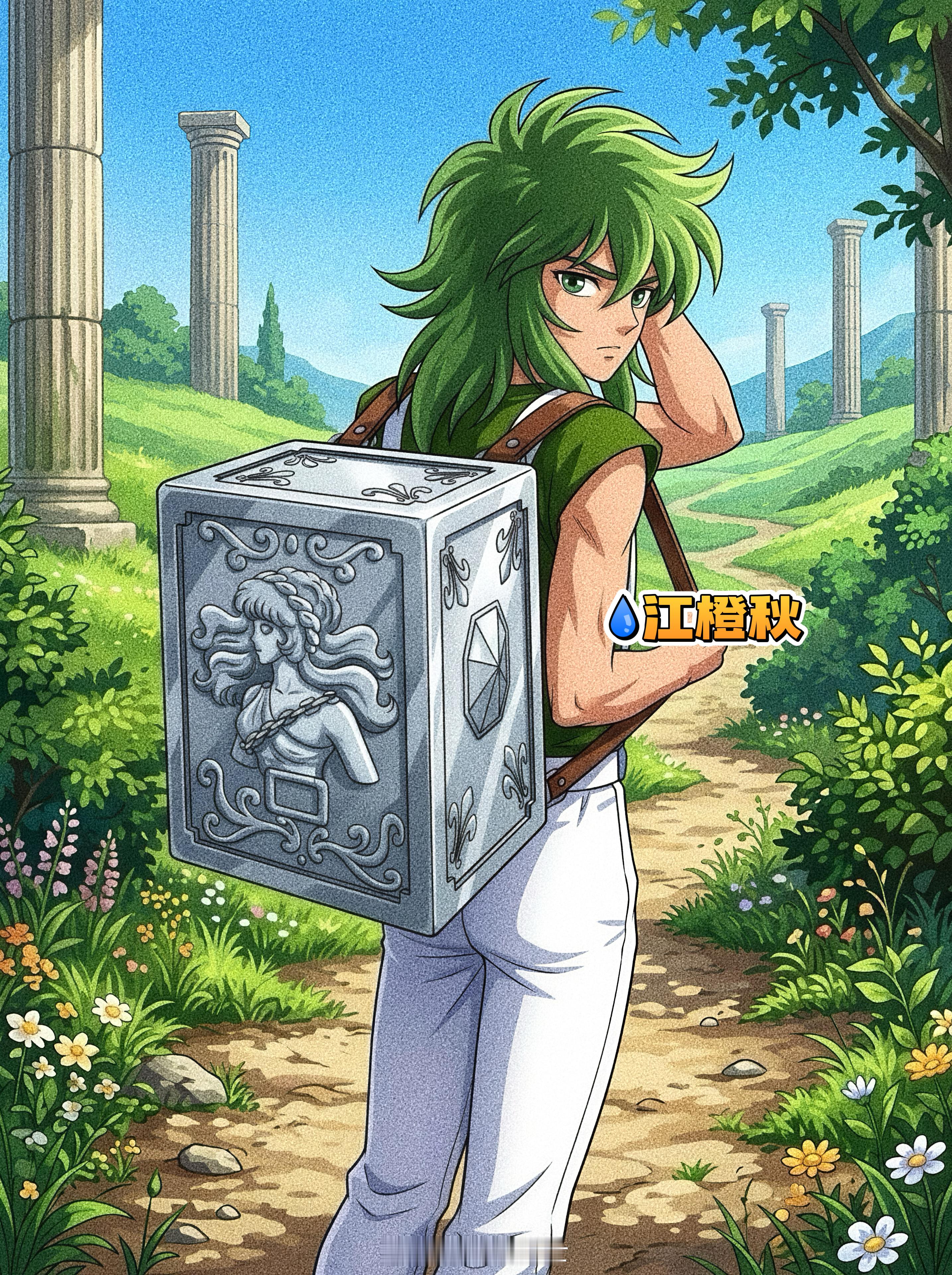 圣斗士星矢小嘛小二郎，背着书包上战场～[doge]​​​