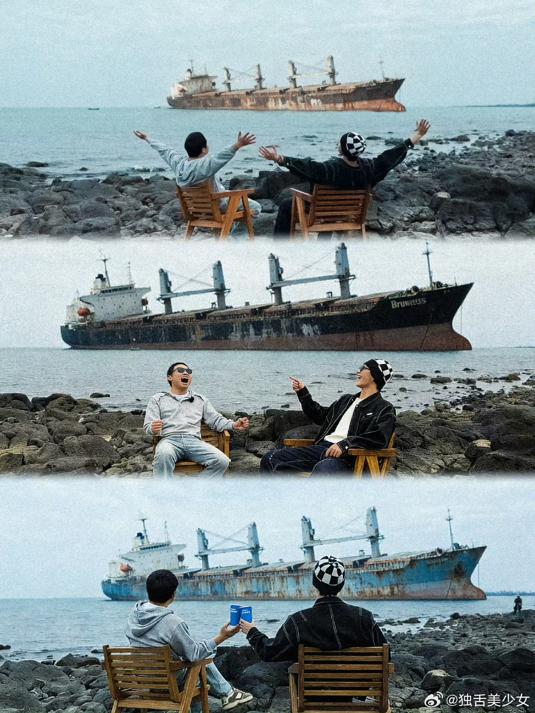 谁给王鹤棣拍的照客栈互拍名场面来袭！沈月镜头下的王鹤棣封神，认真取景超有料；王鹤