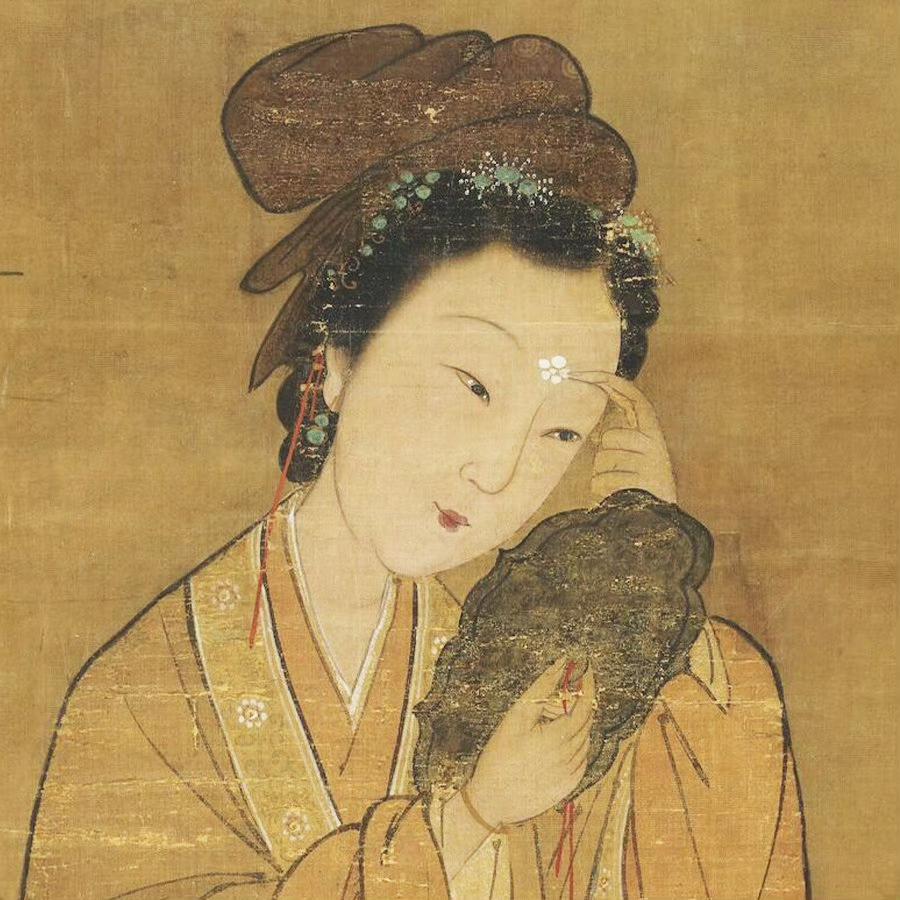 🌹诗词|“清晨帘幕卷轻霜,呵手试梅妆。‌”——宋·欧阳修《诉衷情》‌释义：女