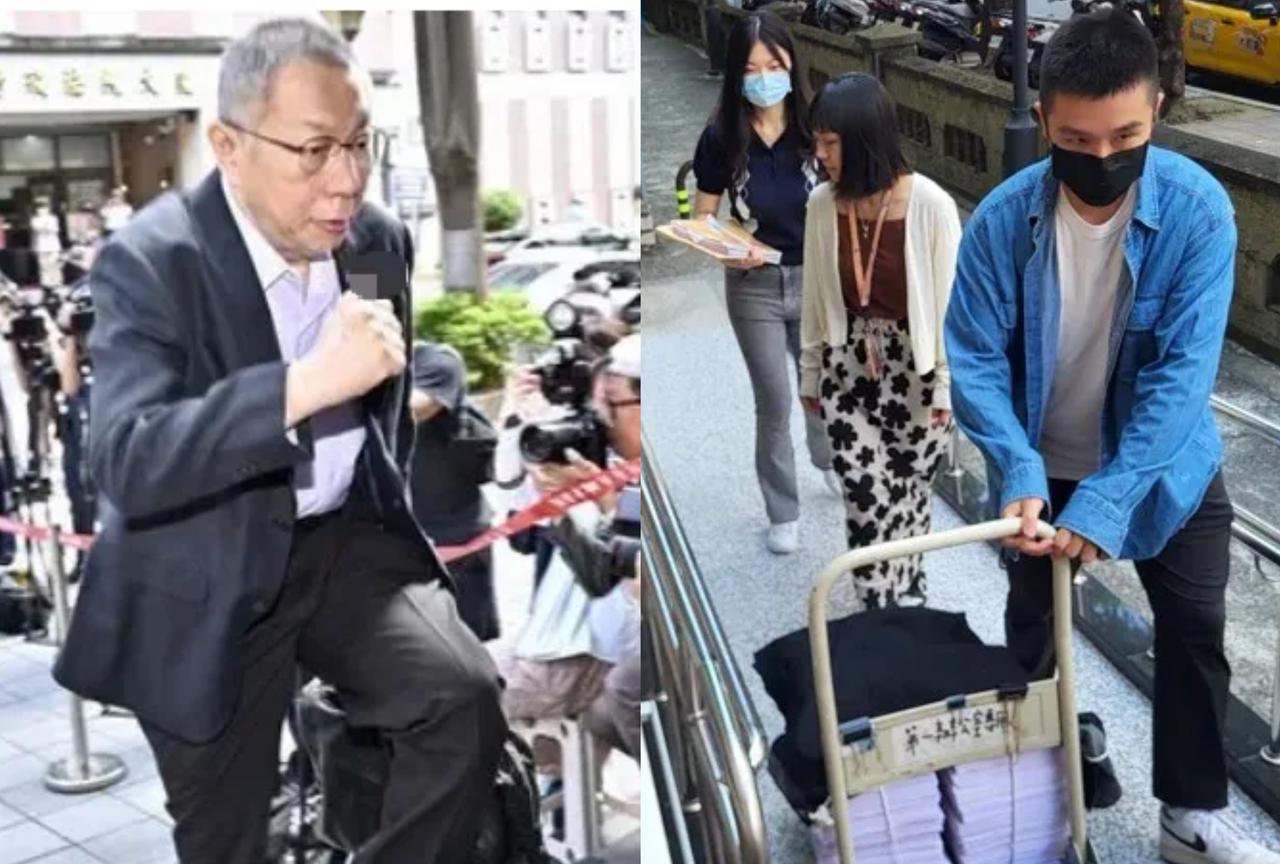柯文哲交保以后每次出庭都搞得匆匆忙忙的，前天出庭时就差点迟到，不但出门时催促司机