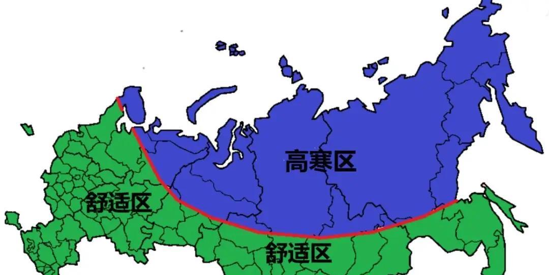 俄罗斯那么大，却只剩一小块能住人。真打开地形图，西伯利亚冻土、远东高山把国土啃