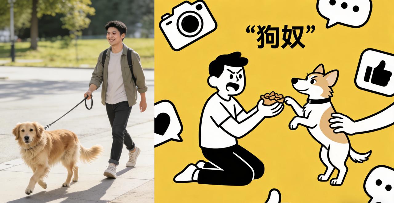 见过啃老的第一次见啃狗的，狗届“社畜”的养宠真相打开社交媒体，你会发现当代养