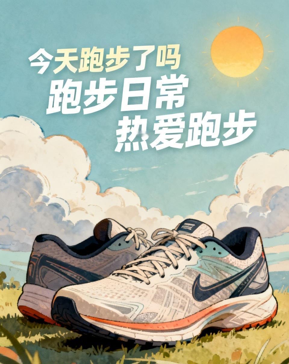 不问成绩，不问配速，只想问一句：今天跑步🏃🏻了吗？穿上跑鞋，走出家门，