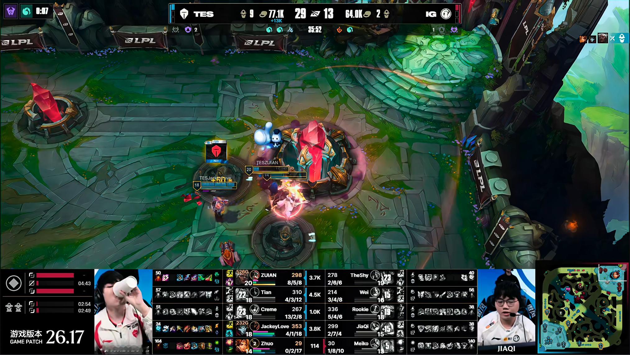 TES2-1IG首先前三手TES设计BP而言选到了自己最舒服的上中野！狼母打