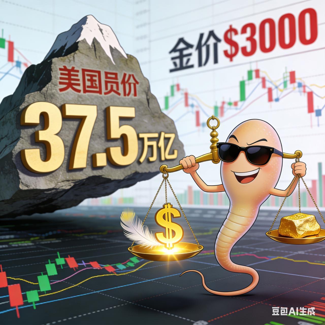 【美国天量国债的“终极解法”：把全世界拉进一场黄金游戏？】我跟你说个实在的，