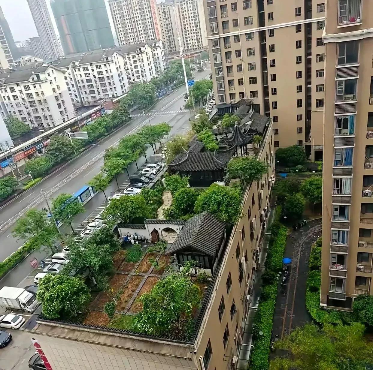 这上边住着舒服是挺舒服的！很好奇这不违建吗？