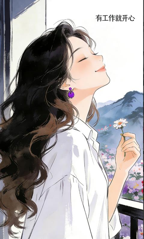 退休一年，终于让我找到了一份适合的工作。走路只需8分钟，双休。每天早上8:0