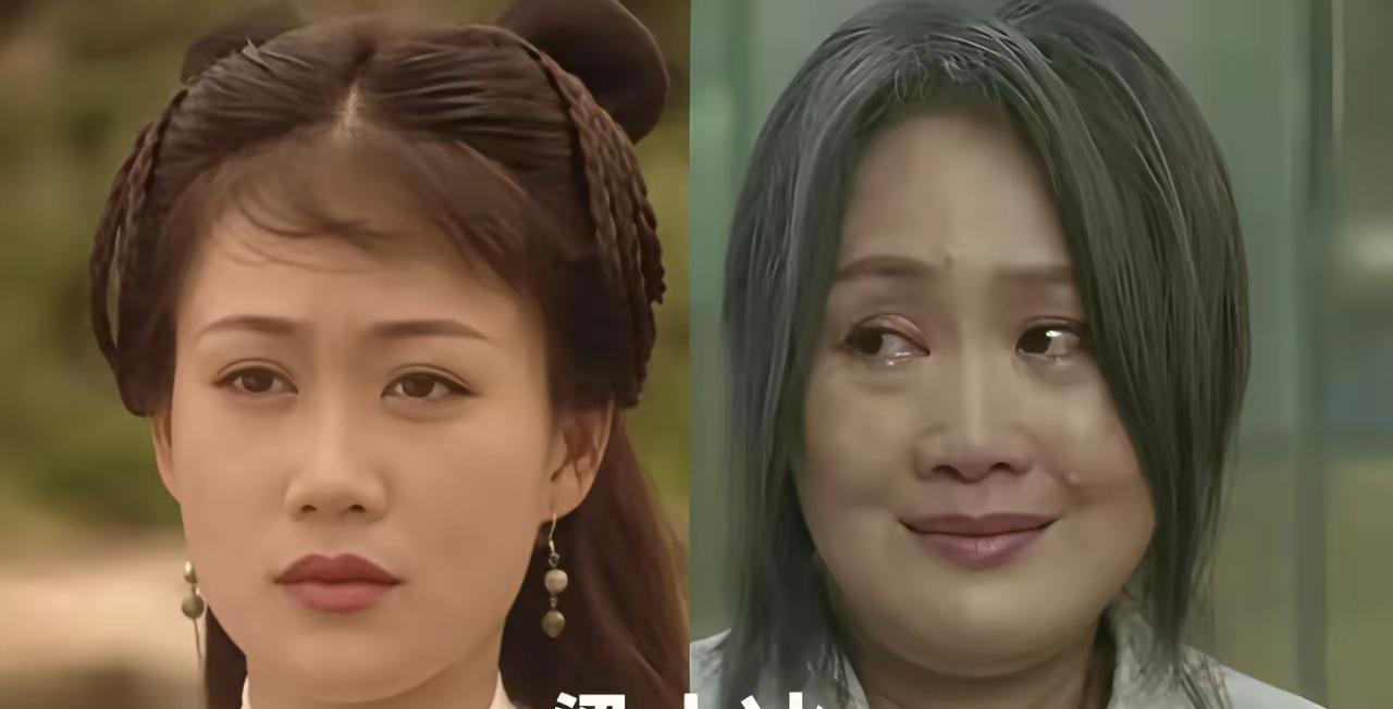 别再卷医美了，邵美琪的脸，告诉你什么叫真正的“美得高级”。她年轻时骨相冷峻，那