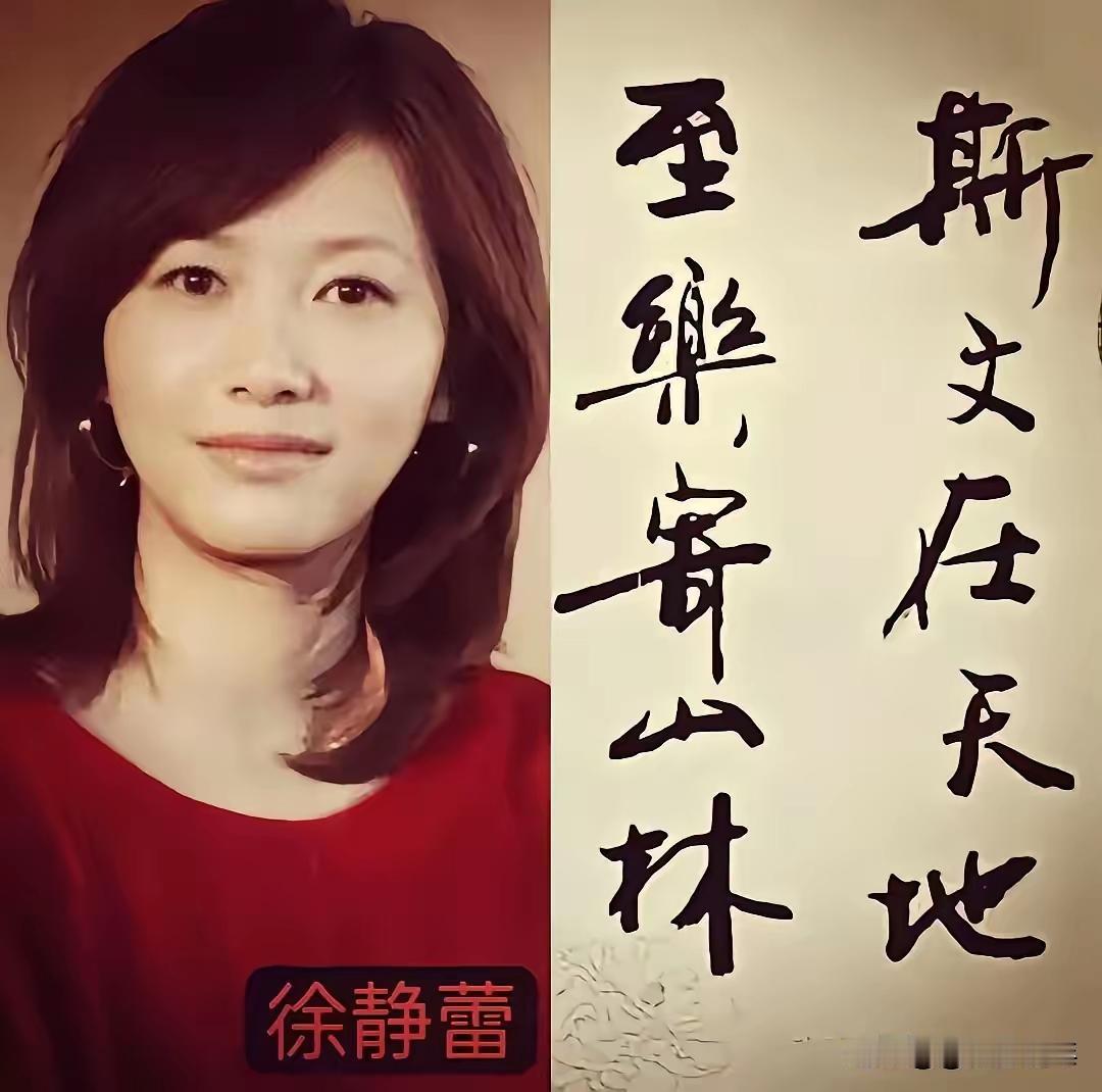 徐静蕾的书法，这也太好了吧！以前大家都说徐静蕾是才女，当年真的是没有感受到，现在
