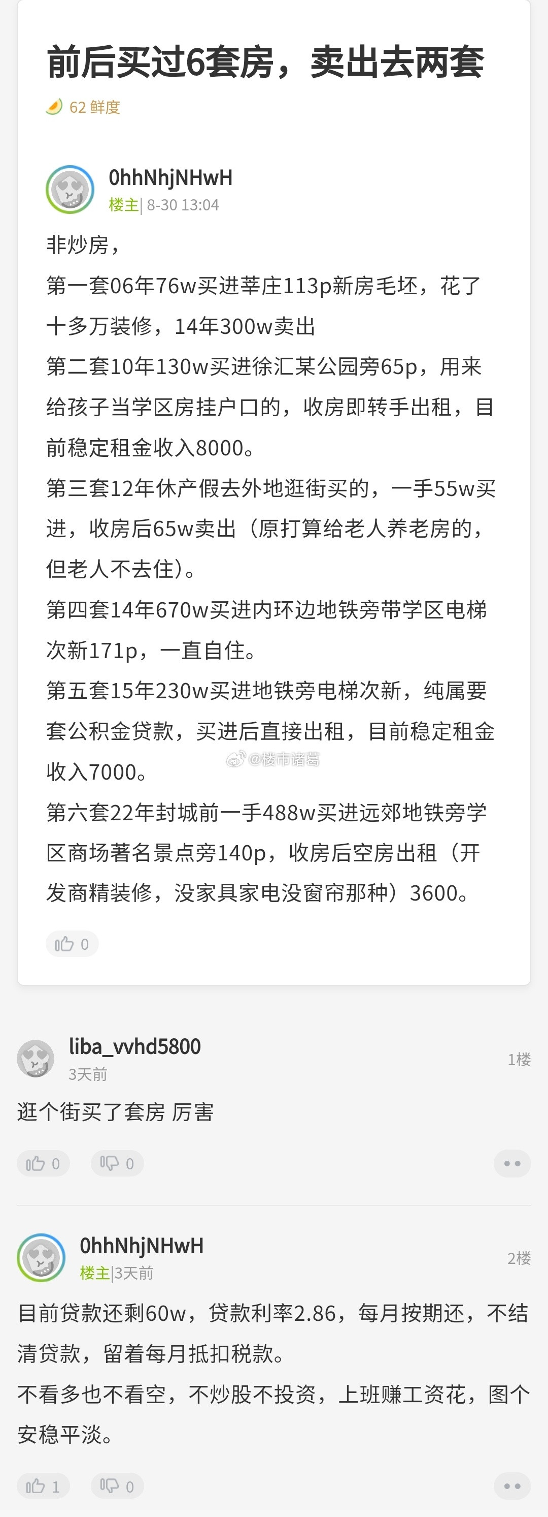 上海业主：前后买过6套房，卖出去两套…买房万事通​​​