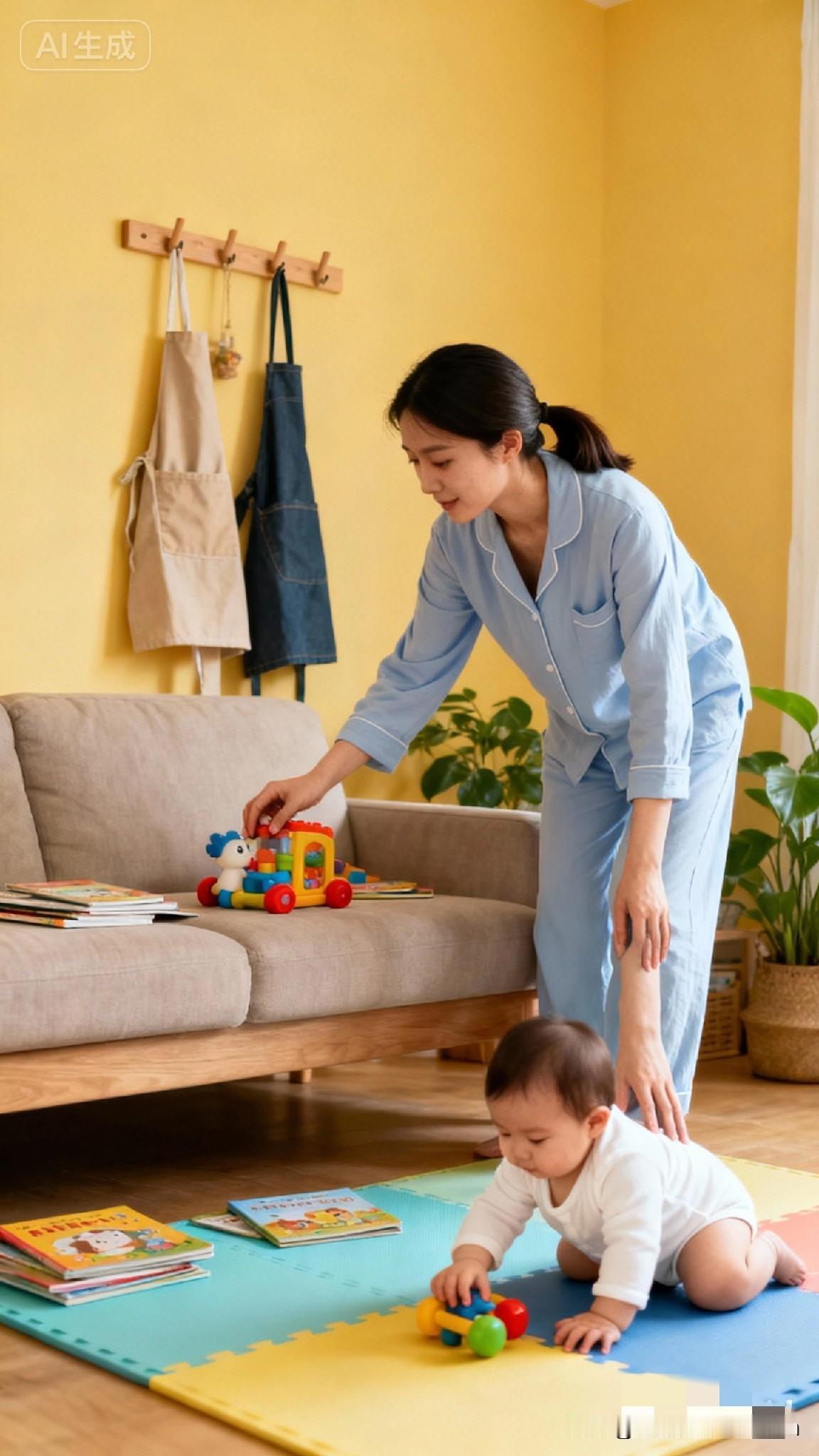 妻子在家全职带娃做家务，被丈夫嫌弃好吃懒做，没有上进心“你天天在家有什么累的