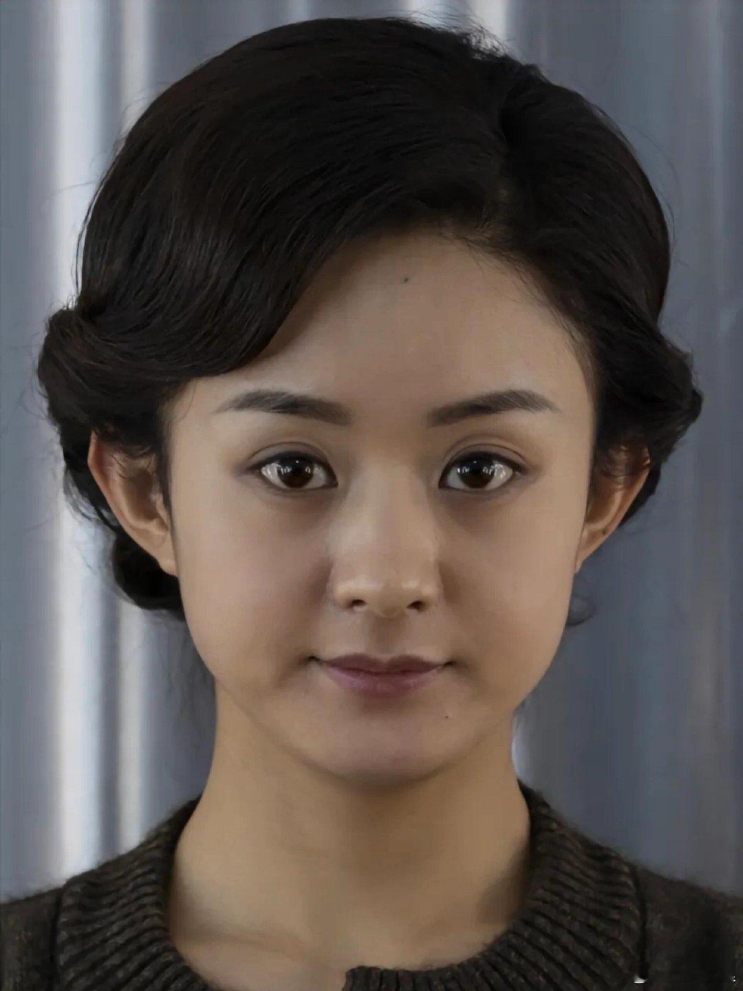 赵丽颖生图，好端正的五官