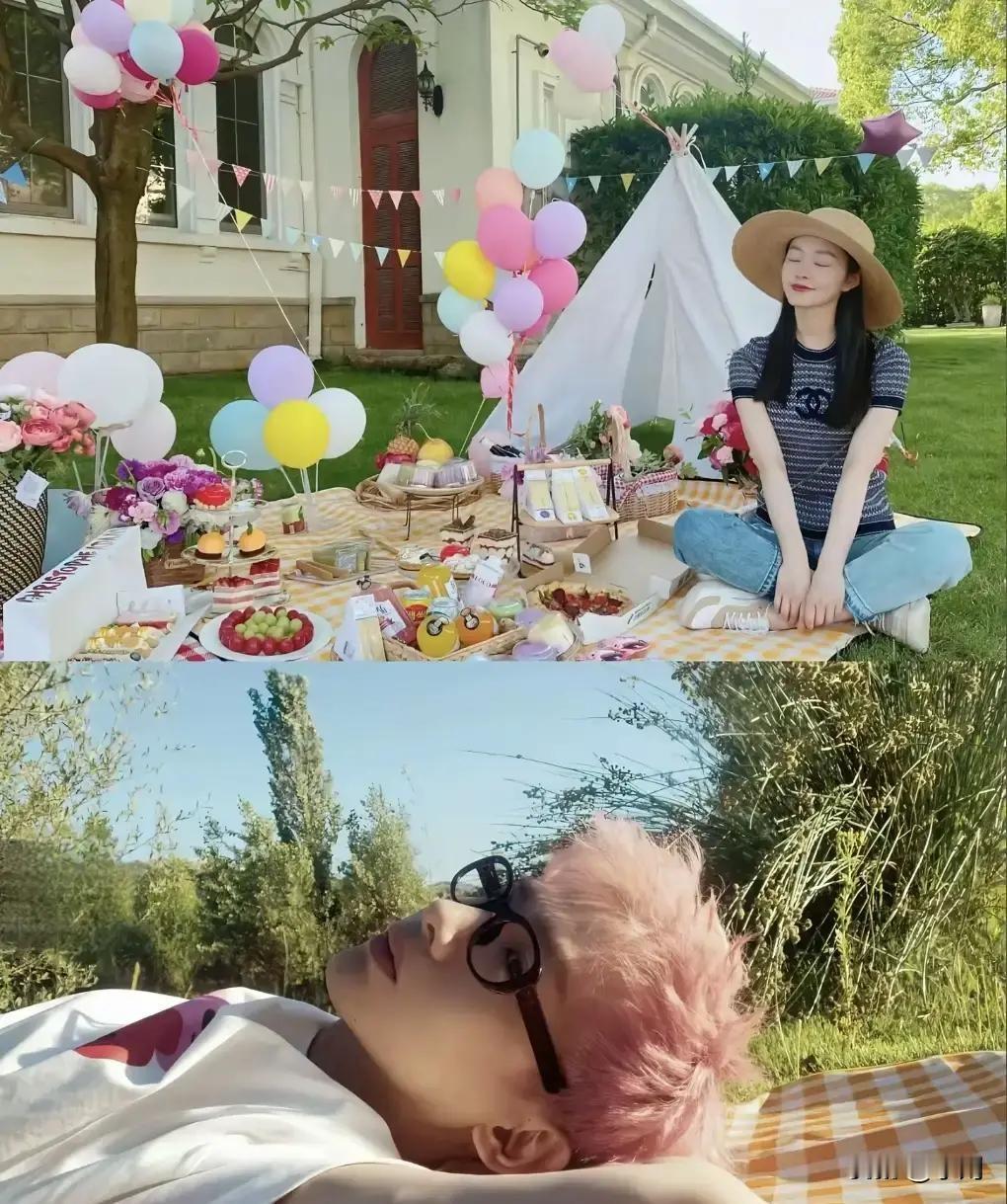 宋轶白敬亭微博前后脚发博，配图都是背影，时间只差三分钟。网友扒出同款窗帘，怀