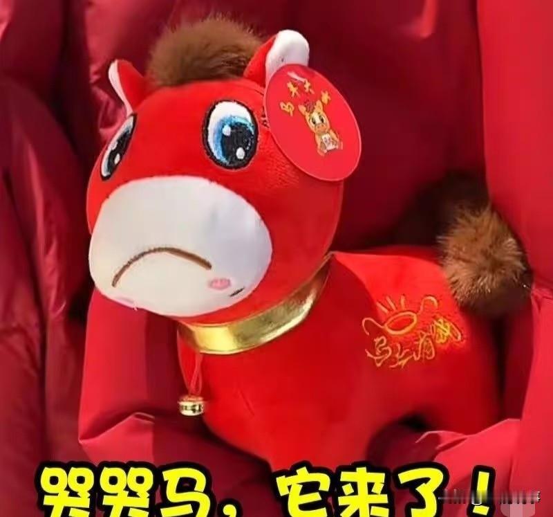 搞清楚了，义乌哭哭马成了爆款，不是因为它有多完美，而是那张缝反的嘴恰好戳中了人心