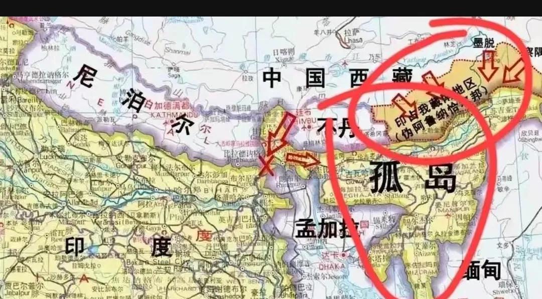 藏南回归倒计时！藏南大部分控制在印度手里。最近咱中国又干了件大事——把藏南的地