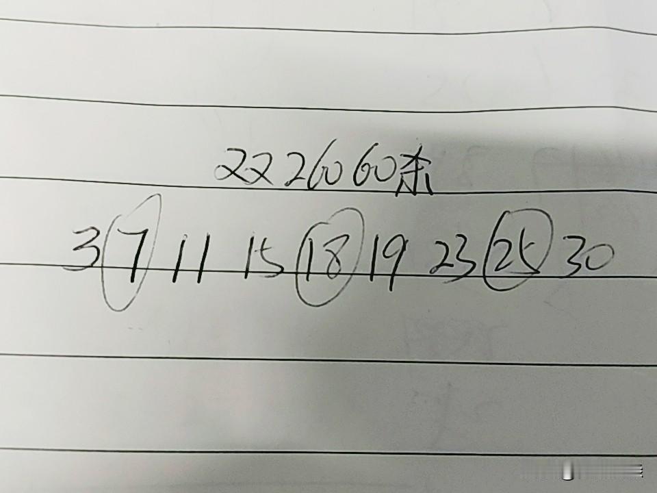 双色球26060期杀码03、07、11、15、18、19、23、25、30上
