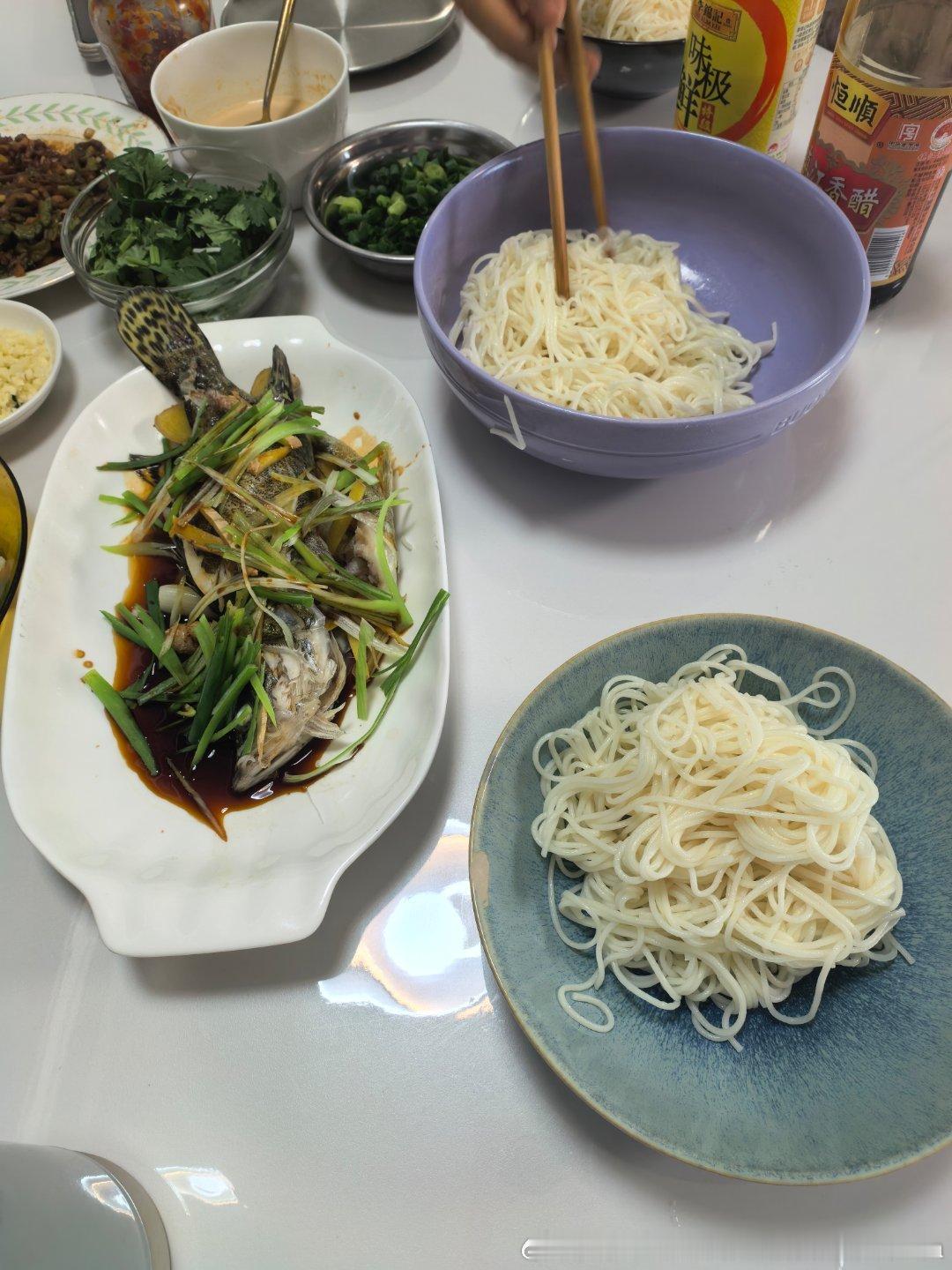 今天吃凉面！晚餐