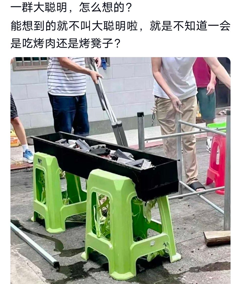 一群大聪明，怎么想的？