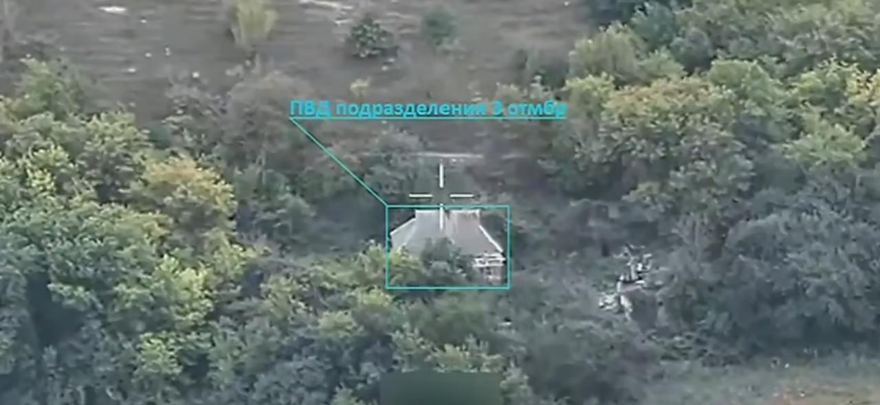 乌克兰哈尔科夫州格里戈罗夫卡的乌军第3独立机械化旅的一处设施被俄军武装直升机发射