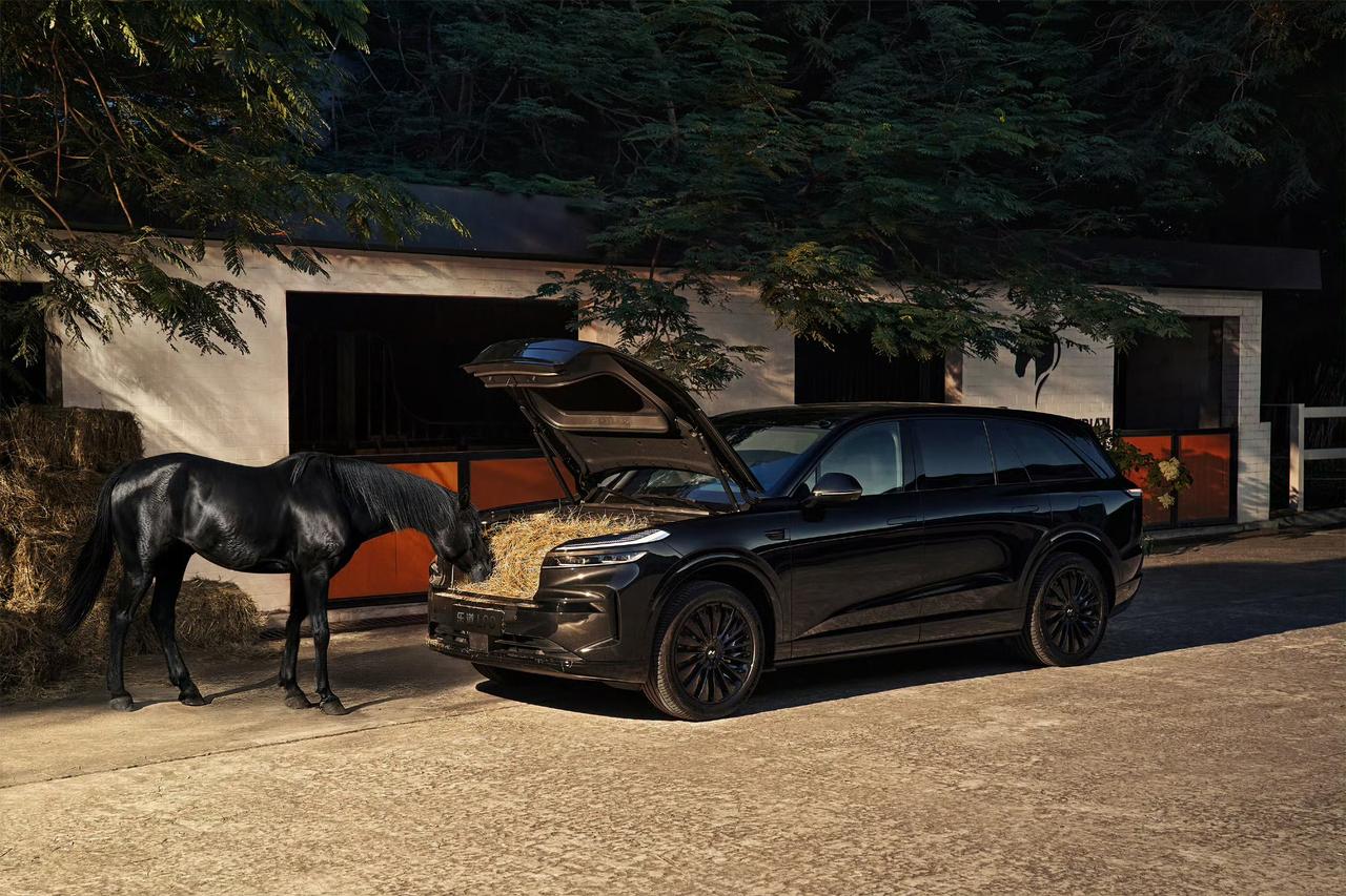 乐道L90的前备箱坐得下古天乐，不觉得惊讶，给马儿装着草是真惊讶了！何尝不是另一