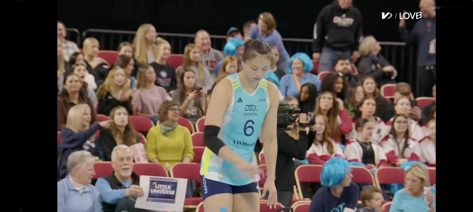 恭喜龚翔宇，麦迪逊以3比1内布拉斯，25-15,22-25,25-23，25